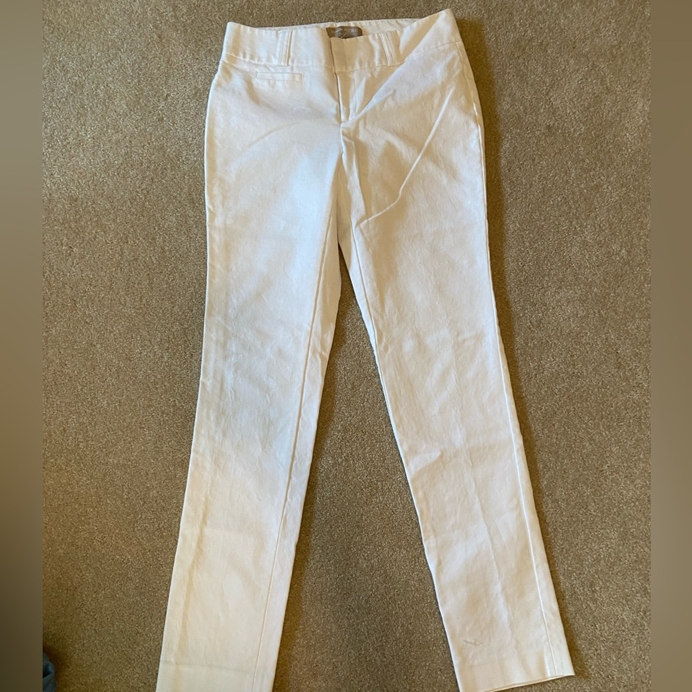 Banana republic NWOT Martin fit white slacks